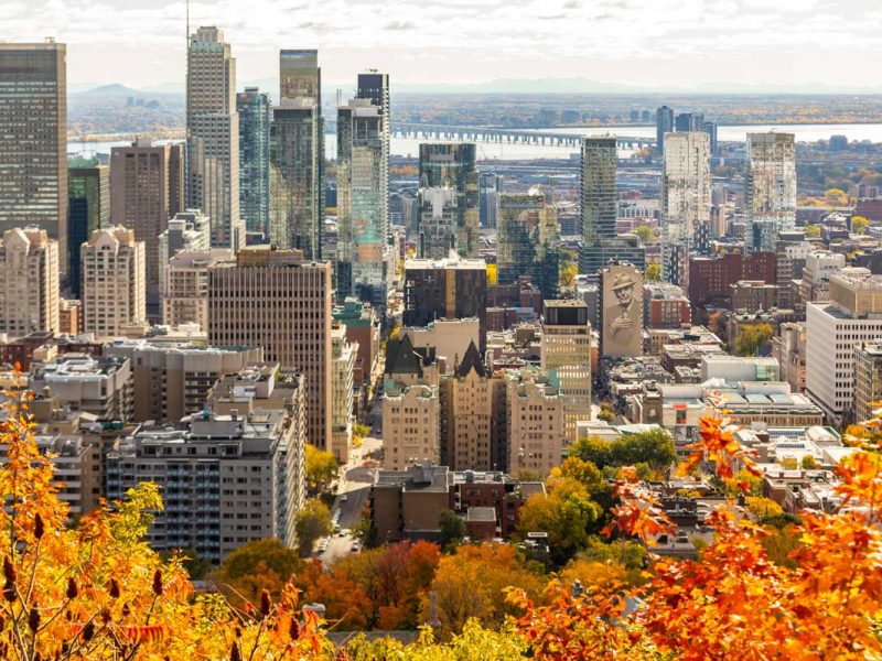 Citysacpe of Montreal in Canada. (Image: Eva Blue and Tourisme Montréal)