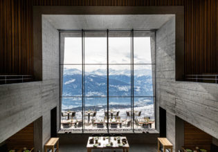 Switzerland by van campervan alps Chetzeron hotel europe