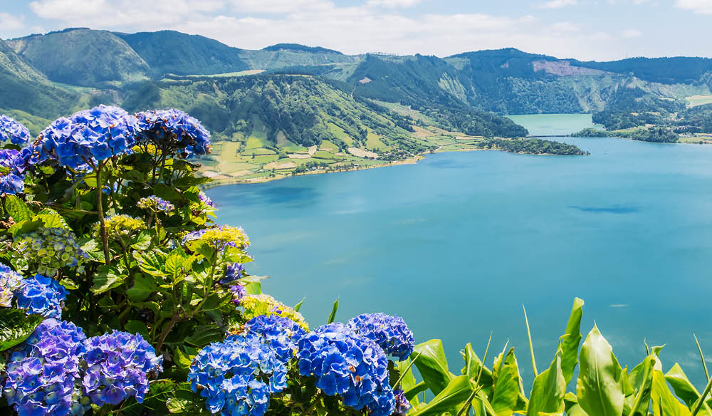 The azores Portugal island paradise beach monte santo Sete Cidades