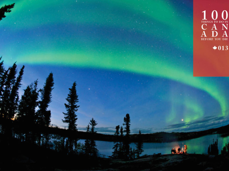 Watch the skies blaze from Canada's remote Blachford Lake Lodge