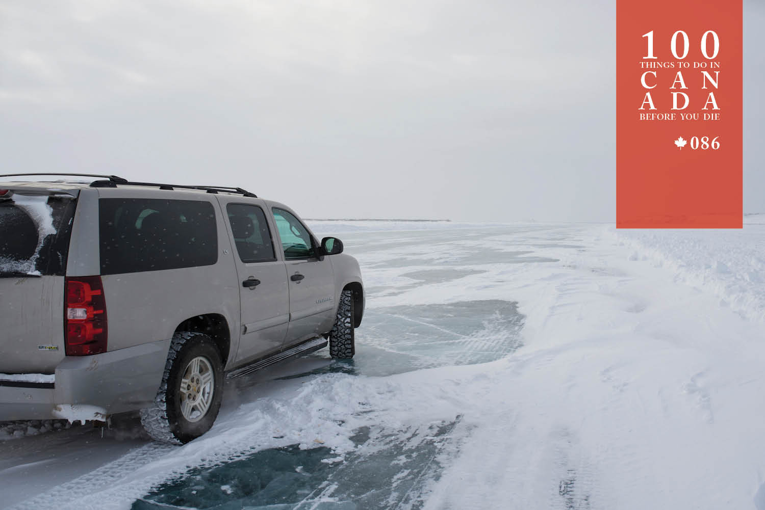 Watch an ocean become a highway in Canada, then drive it