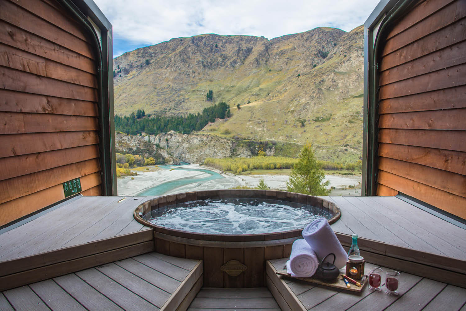 A look inside THOSE picturesque New Zealand hot tubs