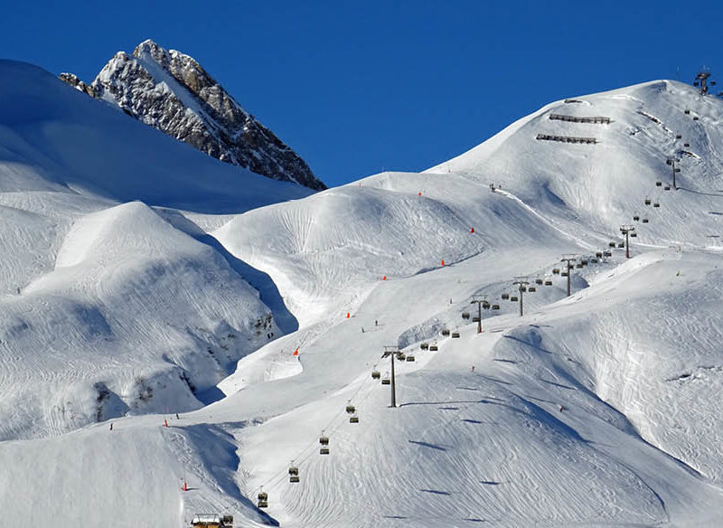 Austria ski field