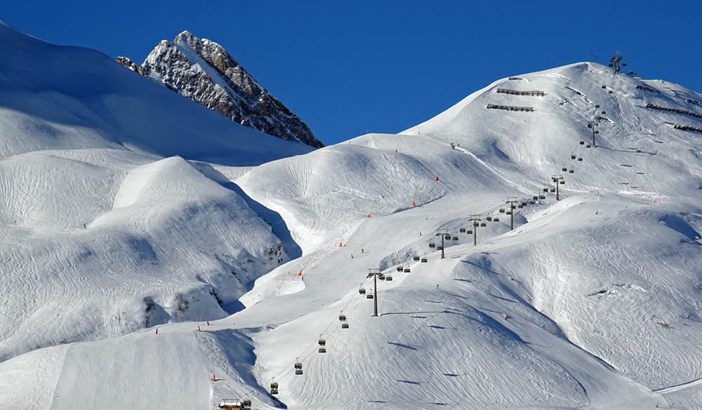 Austria ski field