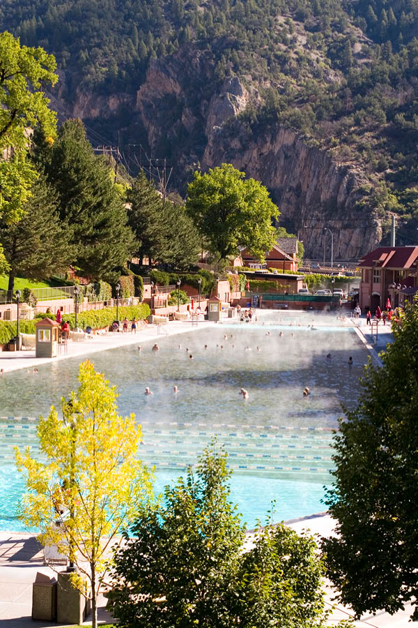 Colorado Hot Springs Glenwood Canyon