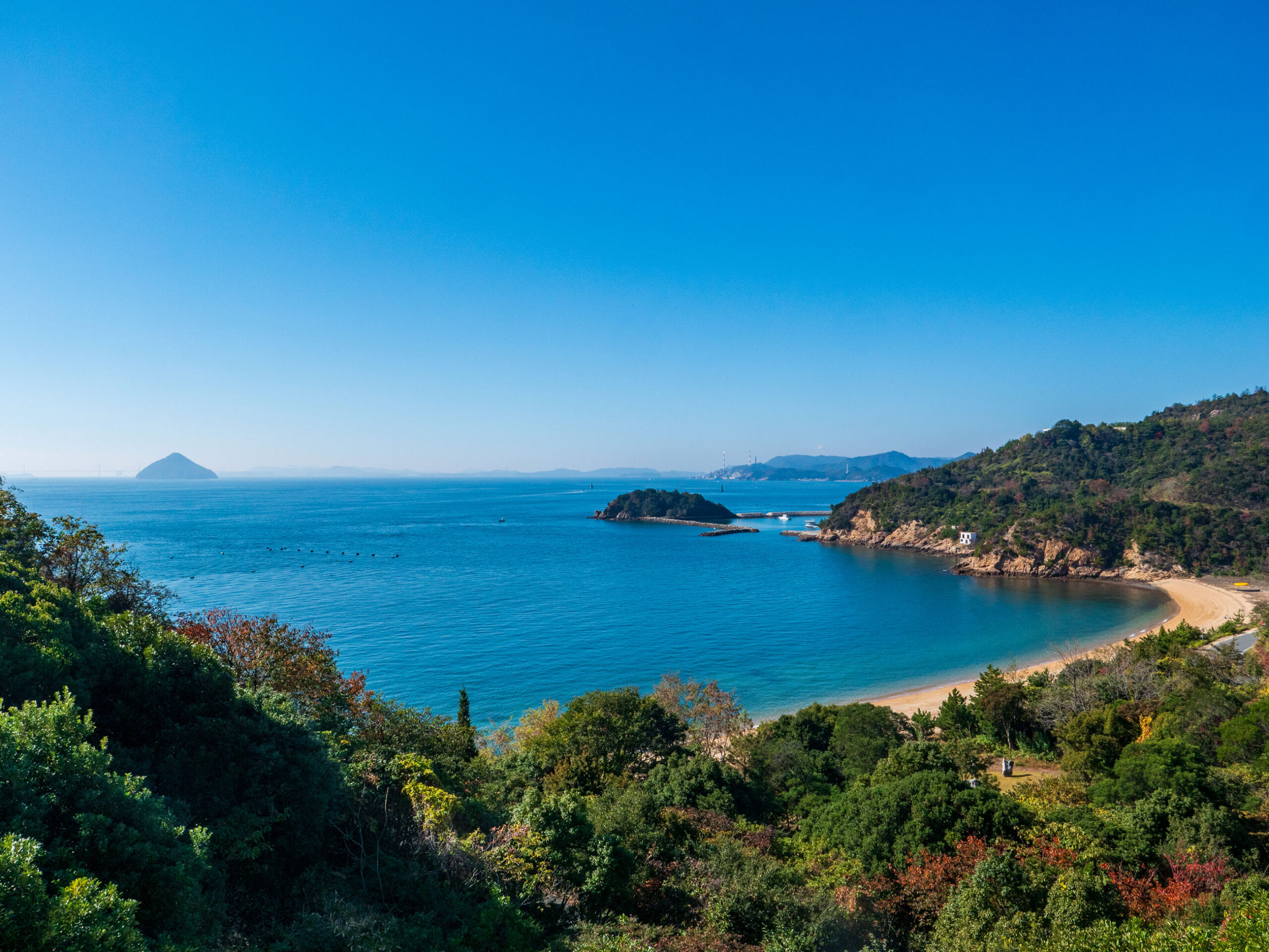 Naoshima Island in the Seto Inland Sea in Japan