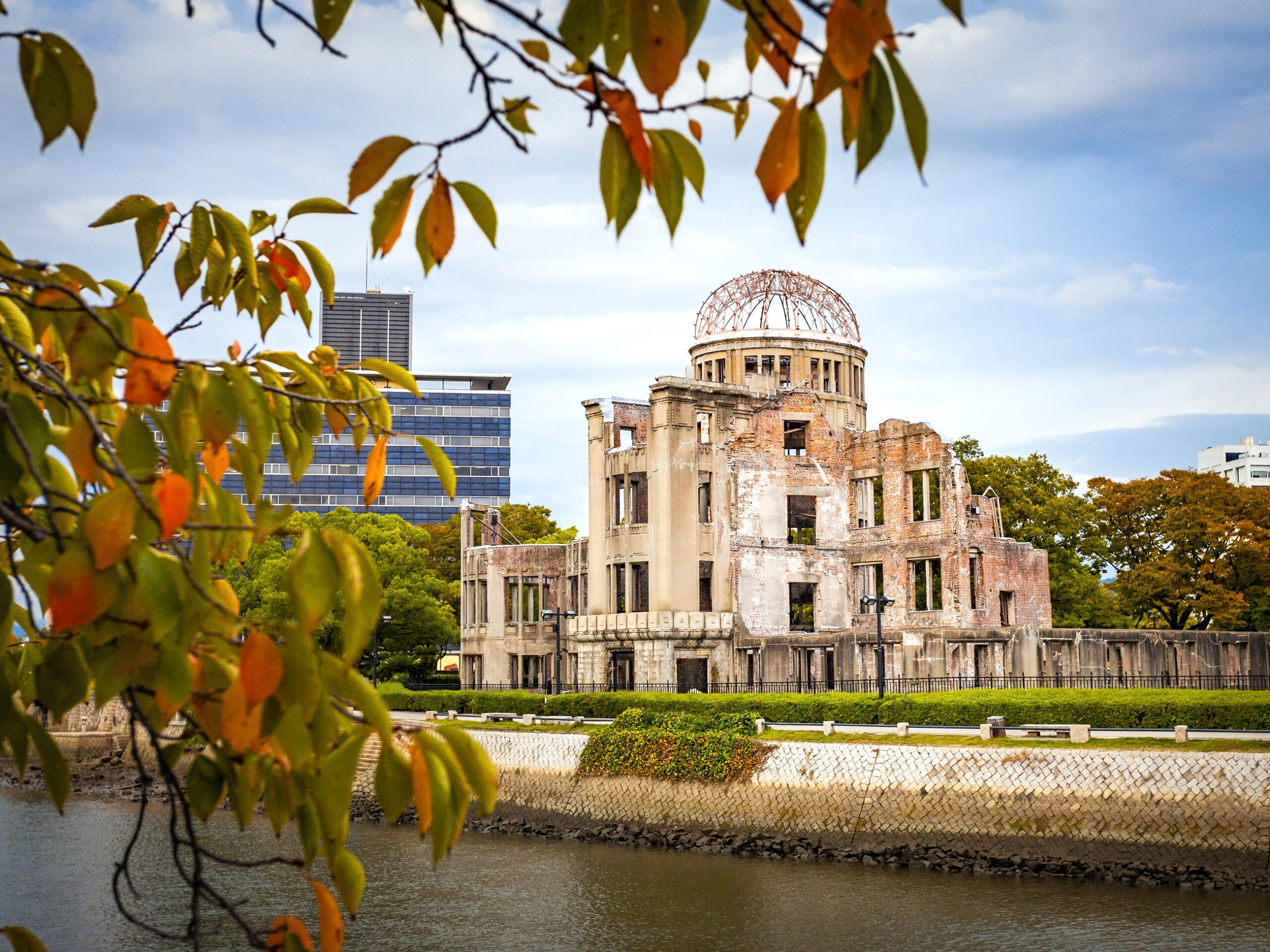 the Hiroshima Peace Memorial Park in Japan