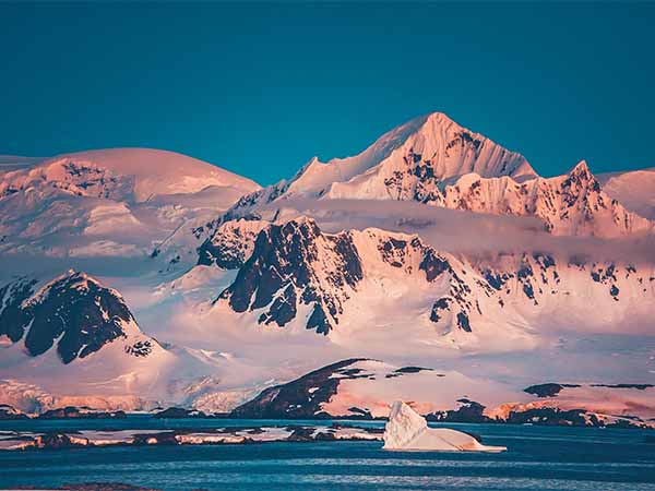 Icebergs in Antarctica