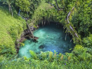 Samoa To Sua ocean Trench