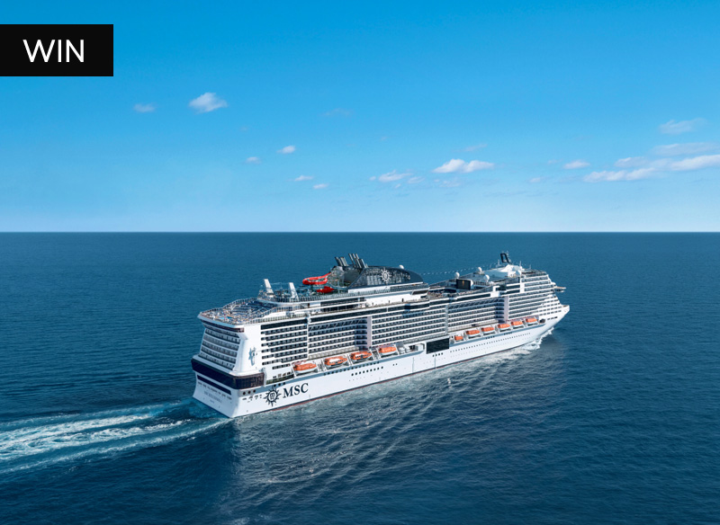 WIN The Ultimate European Holiday For Two With Cruiseco and MSC Cruises