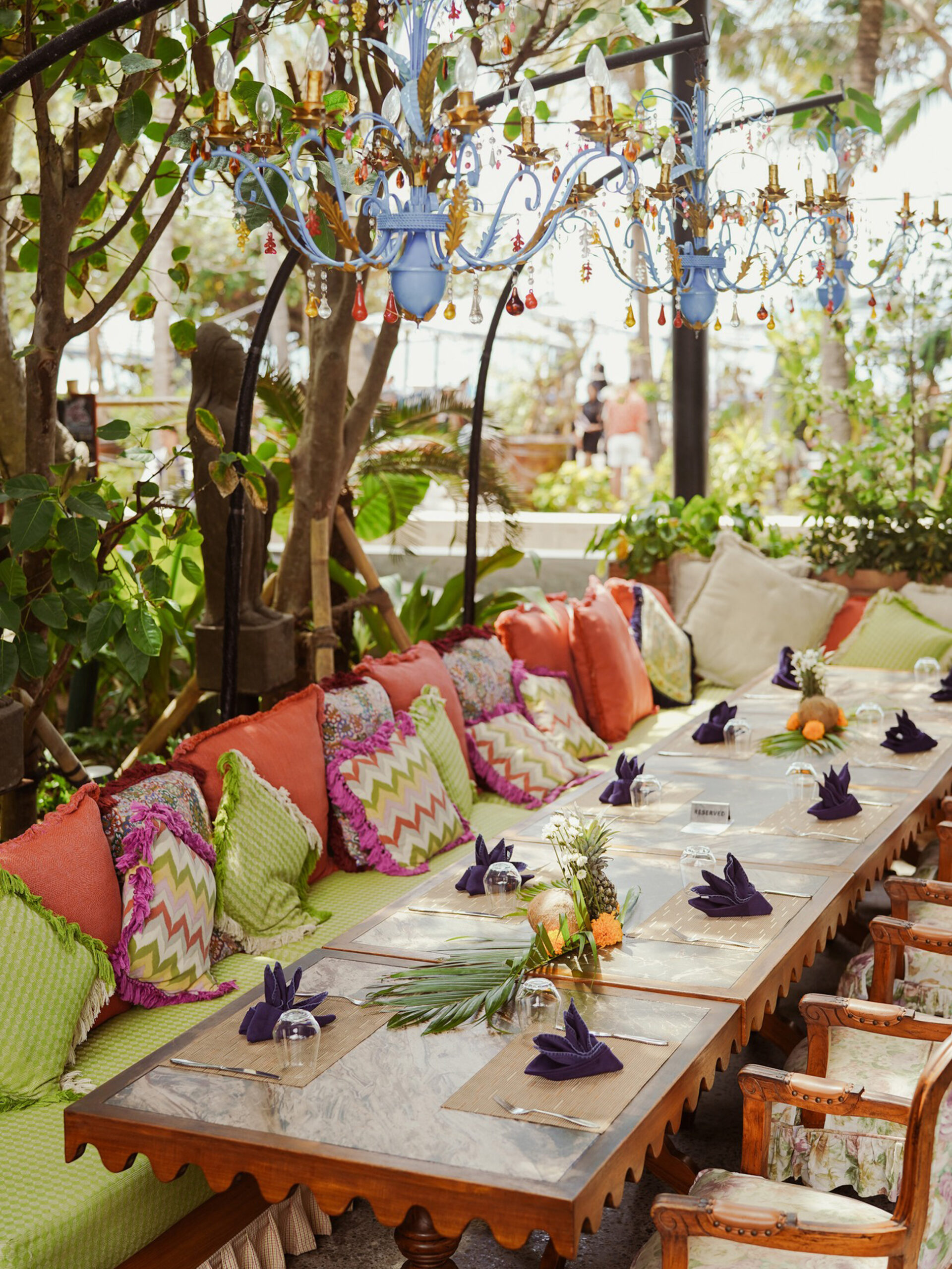 Byrd House Bali's cosy outdoor setting