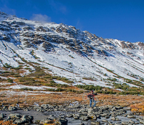 Bike, hike and float tour Skagway