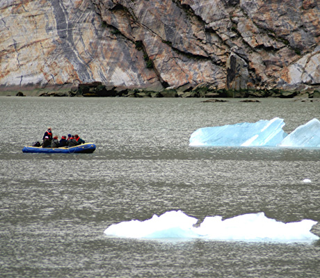 Ocean raft ride Alaska