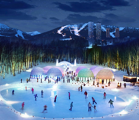 the Ice Village in Tomamu