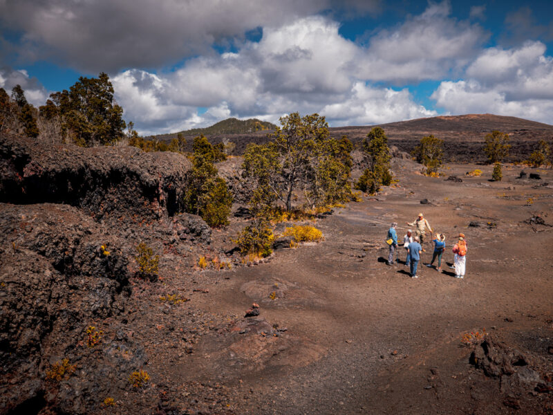 Mauna Ulu at Hawaii Volcanoes National Park