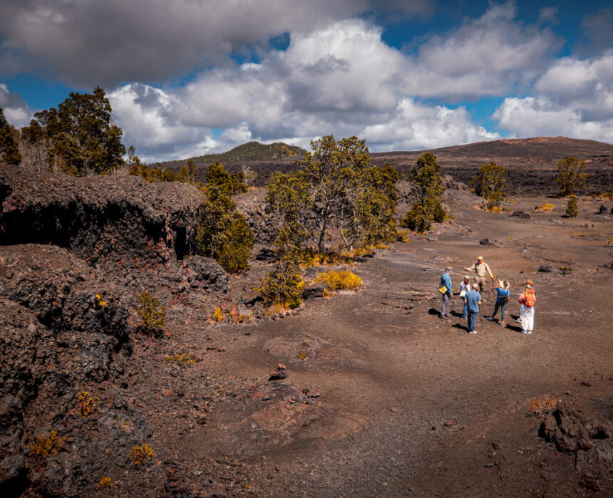 Mauna Ulu at Hawaii Volcanoes National Park