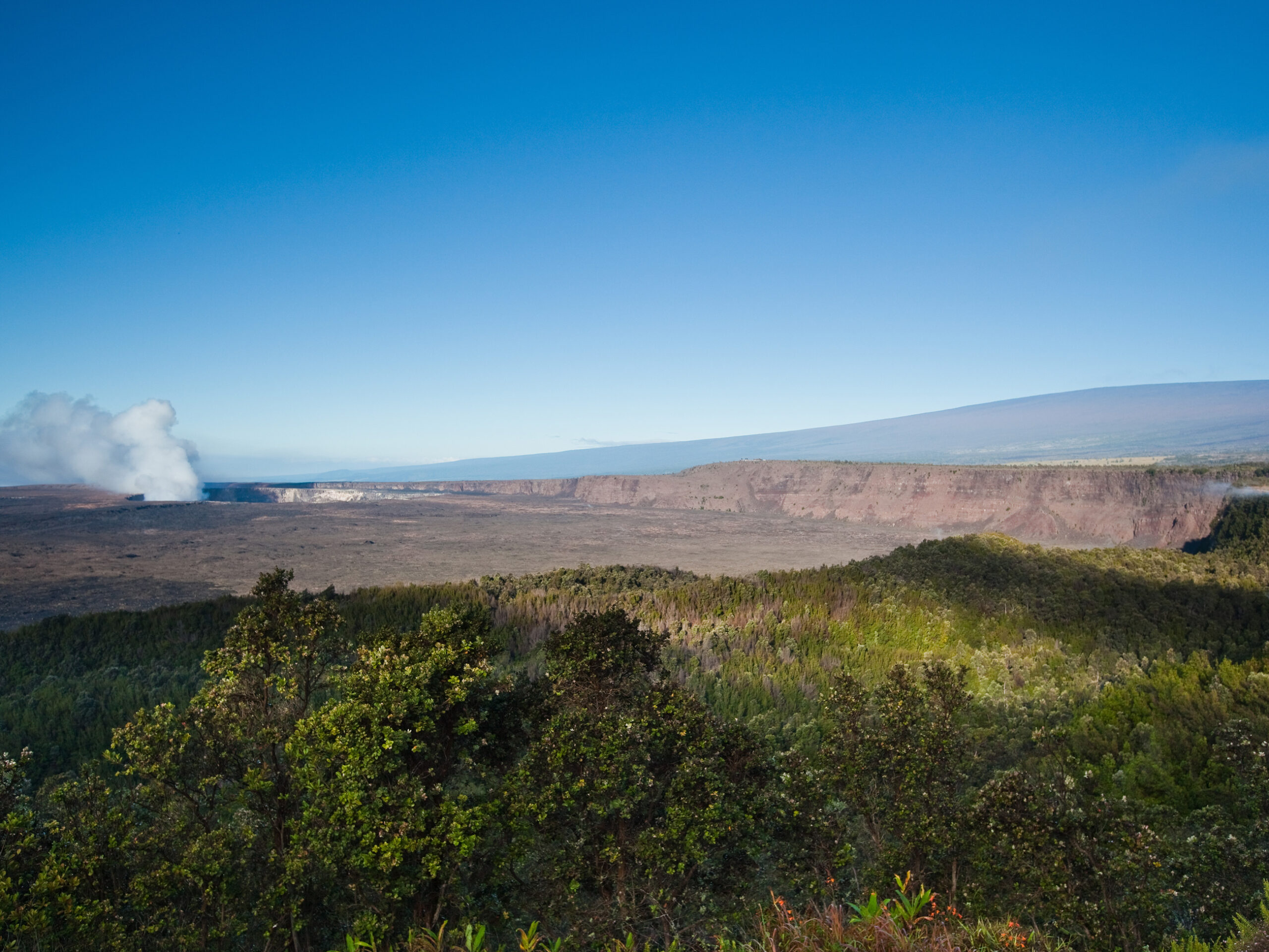 a scenic view of Hawai&lsquo;i Volcanoes National Park