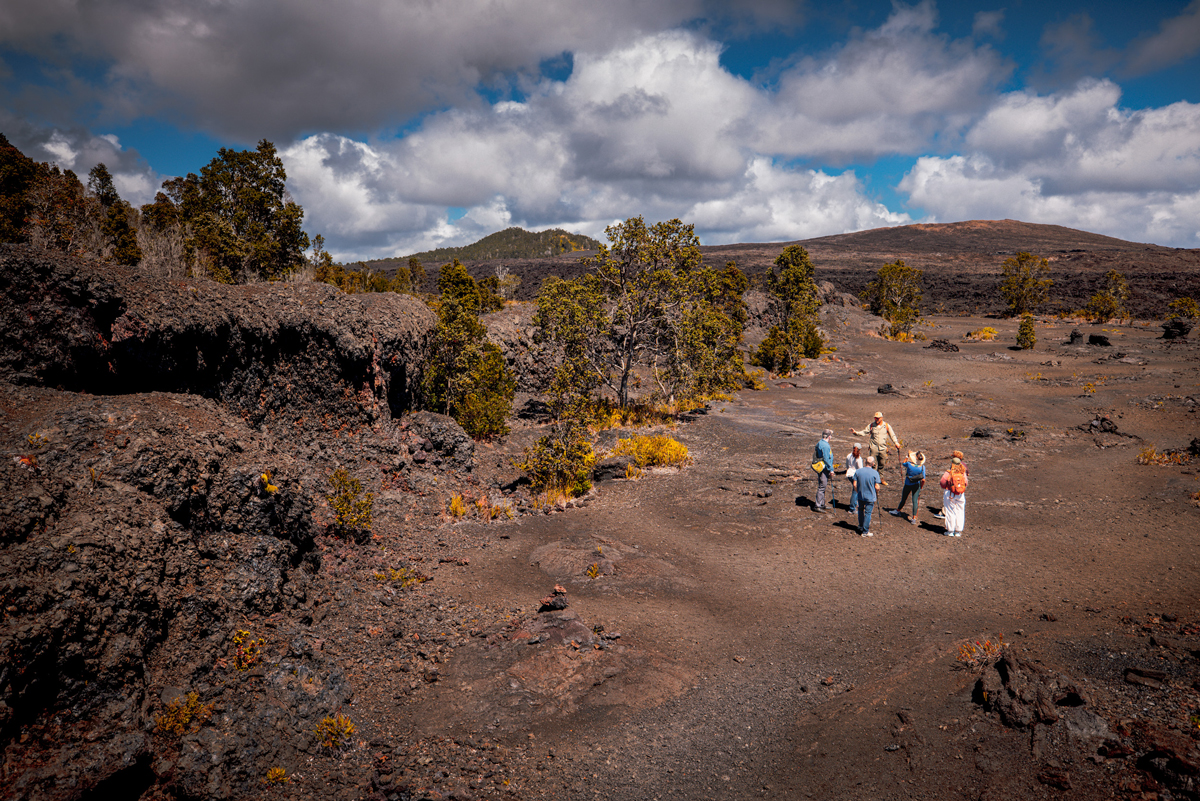 Mauna Ulu at Hawaii Volcanoes National Park
