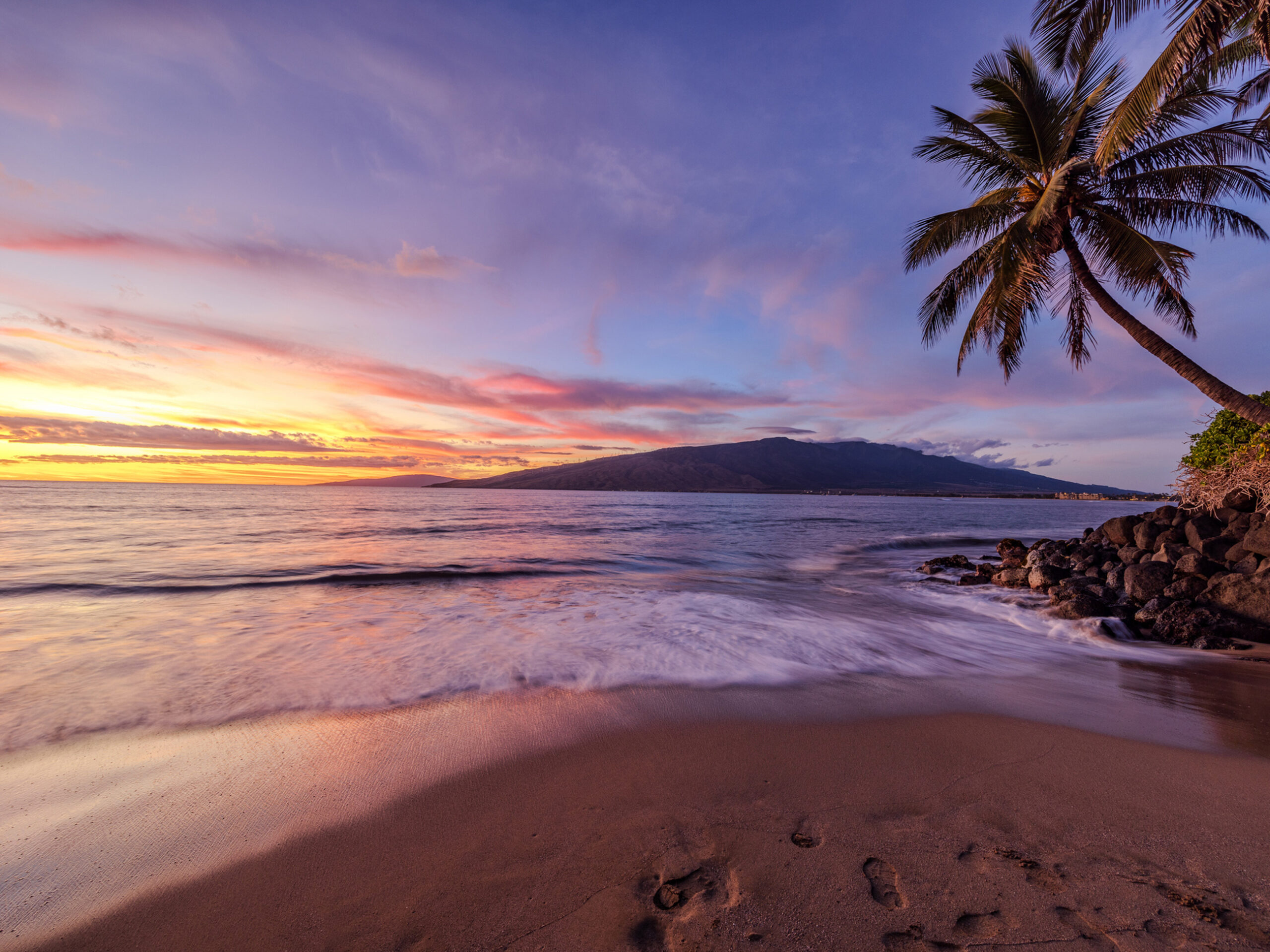 Public Beach, South Kihei Rd in Kihei, Maui, Hawaii