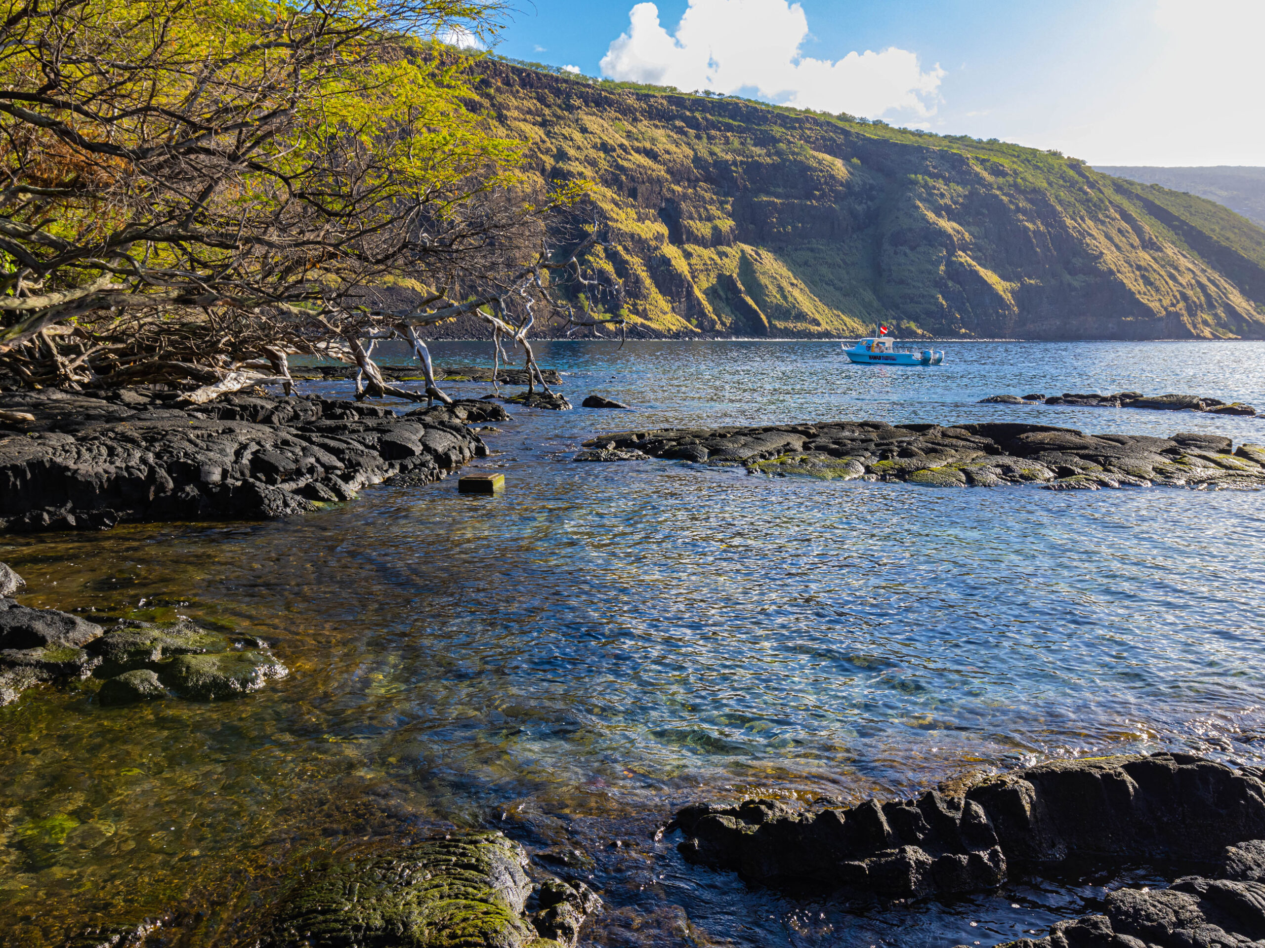 Kealakekua Bay, The Captain Cook Monument Trail, Captain Cook, Hawaii Island