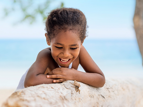 Young Fijian girl