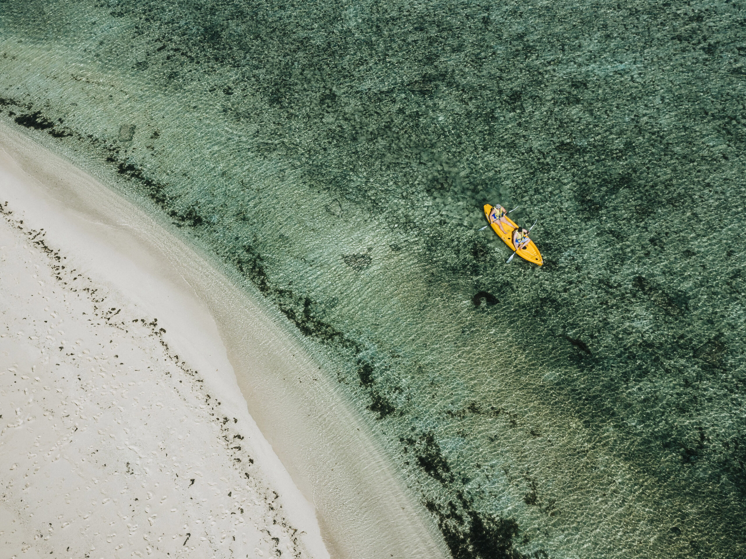 kayaking in Malamala Beach Club