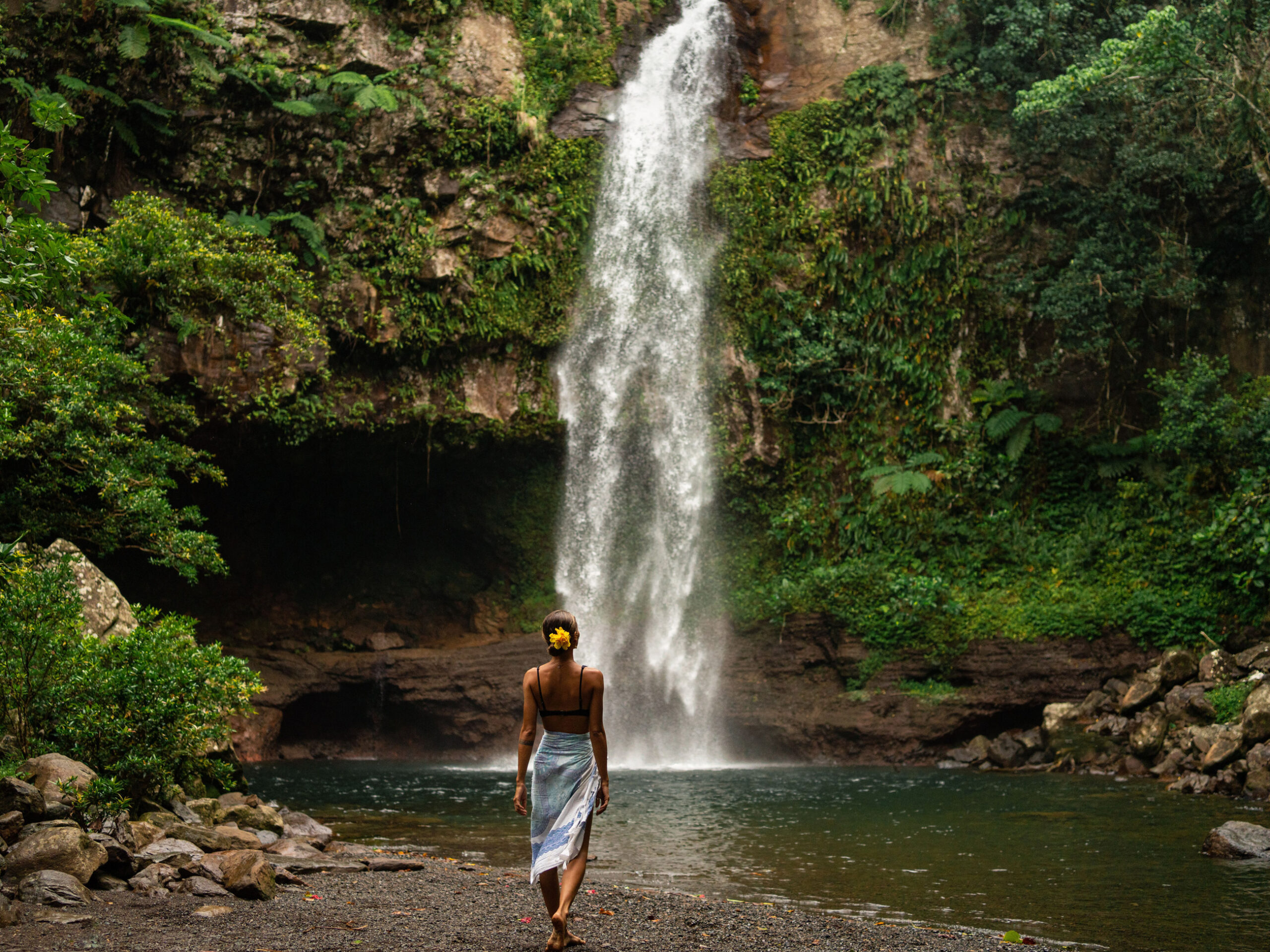 Tavoro Falls in Fiji