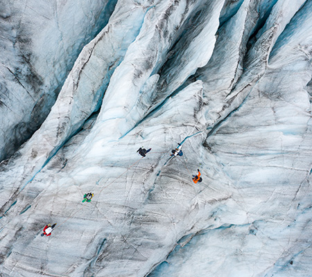 Hiking Aletsch Glacier, Switzerland