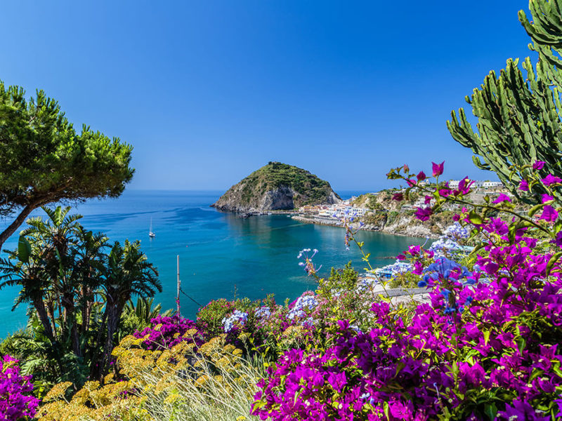 A view of Sant'Angelo, Ischia island, Italy