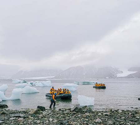 Glacier-Landing-Ellesmere-Island, Arctic