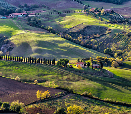 View of Montepulciano, Italy