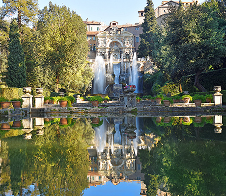 Villa d'Este in Tivoli, Italy