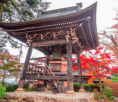 Higashiyama temple area in Takayama, Japan