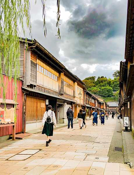 The Hagashi Chaya-gai District, Japan