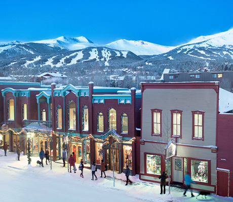 Breckenridge streetscape, Colorado