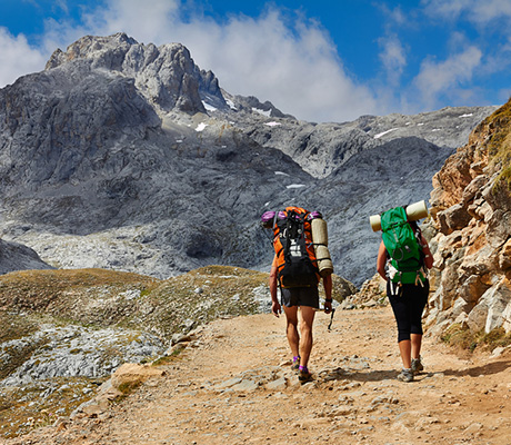 Hikers, Picos de Europa, Spain