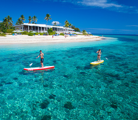 Paddleboarding, Fiji