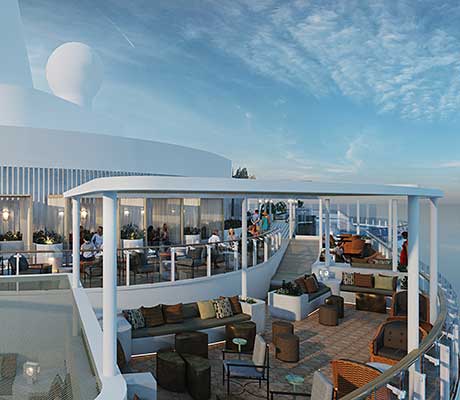 Celebrity Beyond Sunset Bar terraces render
