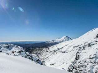 Skiing North Island New Zealand