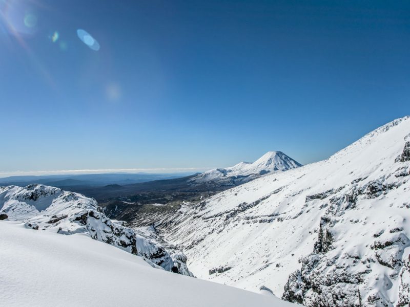 Skiing North Island New Zealand