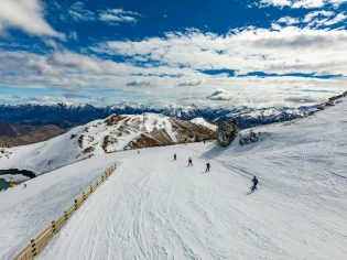 Skiing at Coronet Peak New Zealand