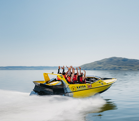 Jet Boating, Lake Rotorua, New Zealand