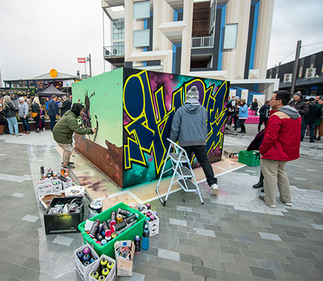 Street Art, Salt District, New Zealand