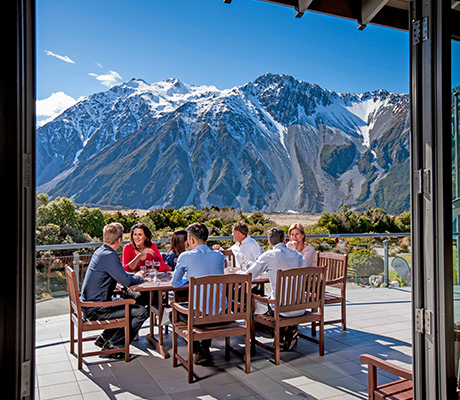 Hermitage Hotel in Aoraki-Mount Cook National Park, New Zealand