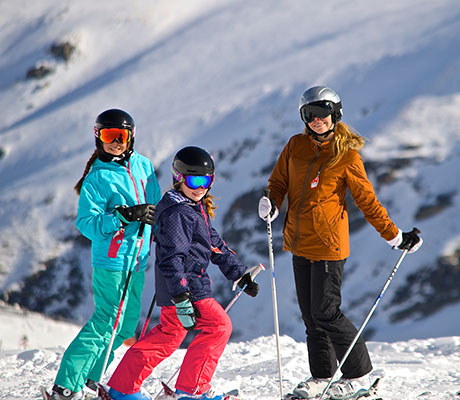 Three Girls, Mt Hutt Ski Area, New Zealand