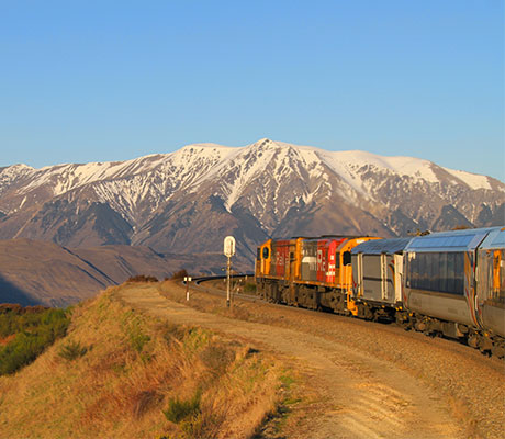 Snow Capped Peaks, TranzAlpine, New Zealand