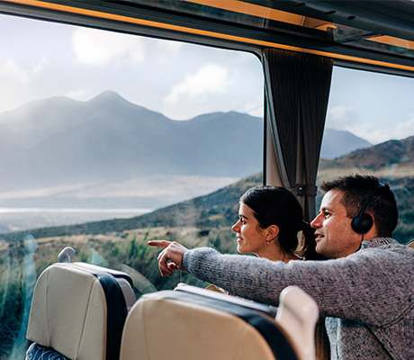 View out the window, TranzAlpine, New Zealand