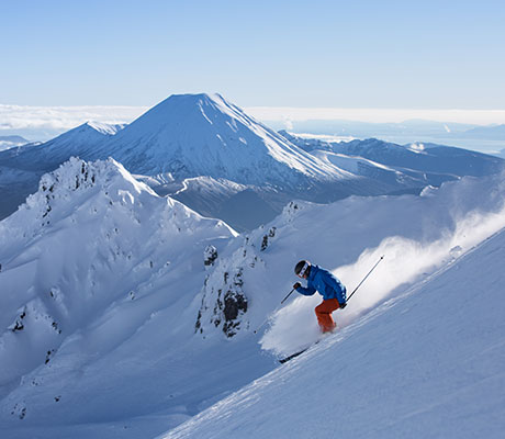 Ski Area, Whakapapa Village, Mount Ruapehu, New Zealand
