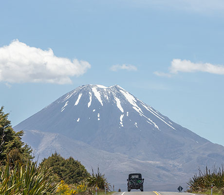 Off on an adventure, Ruapehu, New Zealand