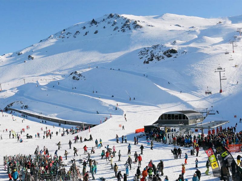 Skiing in New Zealand's Canterbury Region